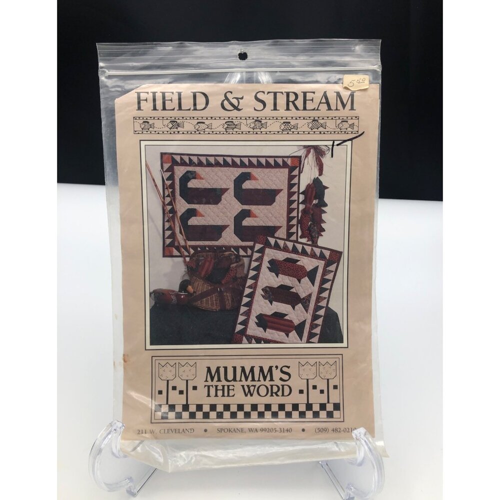 Quilt Pattern Duck Fish Wall Hanging Field Stream Mumms The Word Cabin Cottage